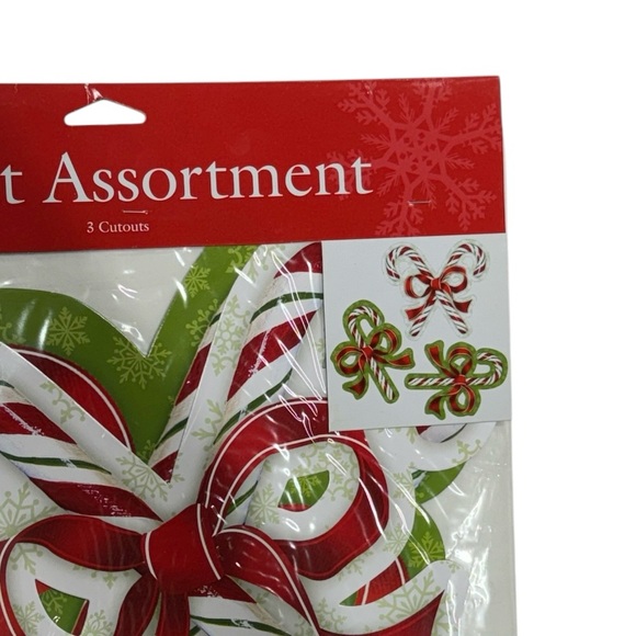 Creative Converting cutout assortment set of 3 candy cane cutouts new in package - Picture 6 of 6